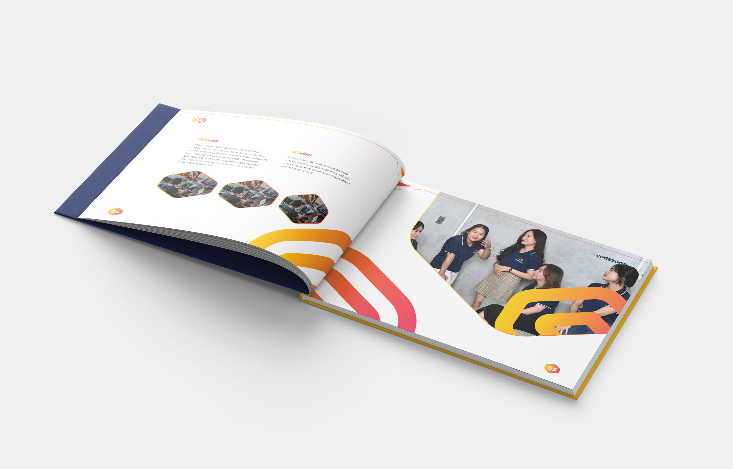 Codezone - dự án thiết kế thương hiệu bởi Horus Agency